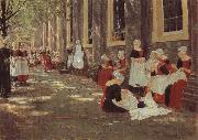 Max Liebermann The Orphanage at Amsterdam oil painting